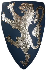 Heraldic Parade Shield Inspired by 13th Century Seedorf Shield